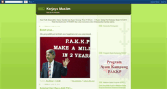 Desktop Screenshot of kerjaya-muslim.blogspot.com