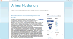 Desktop Screenshot of animal--husbandry.blogspot.com