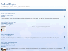 Tablet Screenshot of droidregion.blogspot.com
