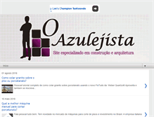 Tablet Screenshot of oazulejista.blogspot.com
