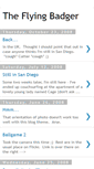 Mobile Screenshot of flyingbadger.blogspot.com