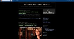 Desktop Screenshot of buffalopersonalinjury.blogspot.com