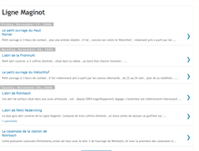 Tablet Screenshot of ligne-maginot.blogspot.com