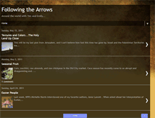 Tablet Screenshot of followingarrows.blogspot.com