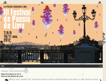 Tablet Screenshot of festivaldepoesiadelima.blogspot.com