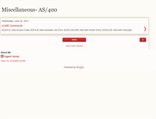 Tablet Screenshot of miscellaneous400.blogspot.com