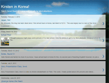 Tablet Screenshot of kearsteninkorea.blogspot.com