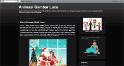 Desktop Screenshot of animasi-gambar-lucu.blogspot.com