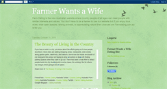 Desktop Screenshot of farmerwantsawife2010.blogspot.com