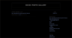 Desktop Screenshot of bikini-photogallery.blogspot.com