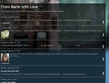 Tablet Screenshot of mariechapian.blogspot.com