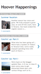 Mobile Screenshot of hooverhappenings.blogspot.com