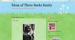 Desktop Screenshot of momofthreeseekssanity.blogspot.com