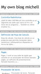 Mobile Screenshot of myownblogmichell.blogspot.com