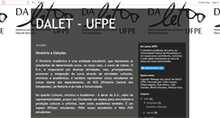 Desktop Screenshot of daletras-ufpe.blogspot.com