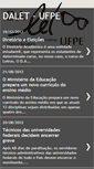 Mobile Screenshot of daletras-ufpe.blogspot.com