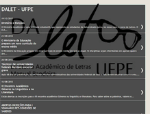 Tablet Screenshot of daletras-ufpe.blogspot.com