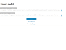 Tablet Screenshot of naomimodel.blogspot.com