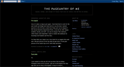 Desktop Screenshot of pageantryofme.blogspot.com