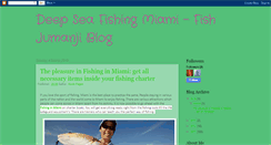 Desktop Screenshot of fishinginmiami.blogspot.com