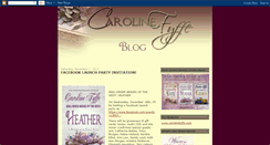 Desktop Screenshot of carolinefyffeauthor.blogspot.com