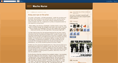 Desktop Screenshot of machonurse.blogspot.com