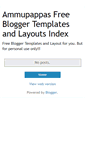 Mobile Screenshot of ammupappastemplatesindex.blogspot.com