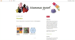 Desktop Screenshot of mammaspyssel.blogspot.com