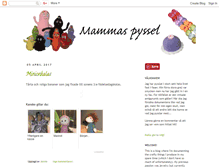 Tablet Screenshot of mammaspyssel.blogspot.com