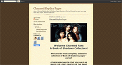 Desktop Screenshot of charmedreplicapages.blogspot.com