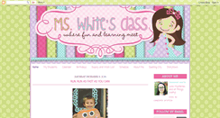 Desktop Screenshot of mswhitesfirstgrade.blogspot.com