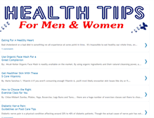 Tablet Screenshot of healthtipsforwomenandmen.blogspot.com