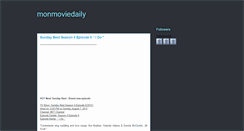 Desktop Screenshot of monmoviedaily.blogspot.com