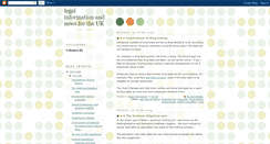Desktop Screenshot of legalinfouk.blogspot.com
