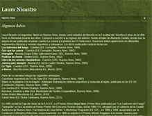 Tablet Screenshot of lauranicastro.blogspot.com