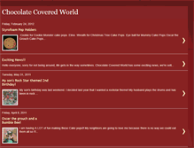 Tablet Screenshot of chocolatecoveredworld.blogspot.com