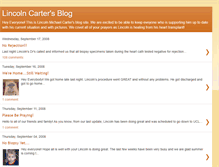 Tablet Screenshot of littlelincolncarter.blogspot.com
