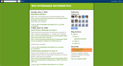 Desktop Screenshot of nvshydmaths.blogspot.com