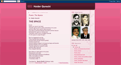 Desktop Screenshot of haiderqureshi.blogspot.com