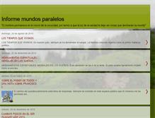 Tablet Screenshot of informemundosparalelos.blogspot.com