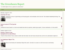 Tablet Screenshot of greenbaumreport.blogspot.com