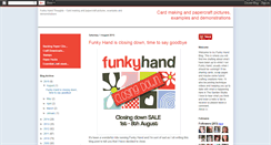 Desktop Screenshot of funkyhand.blogspot.com