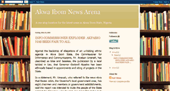 Desktop Screenshot of akwaibomnewsarena.blogspot.com