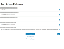 Tablet Screenshot of denybeforedishonour.blogspot.com