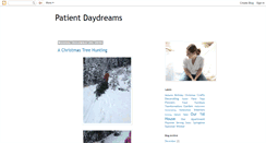 Desktop Screenshot of patientdaydreams.blogspot.com