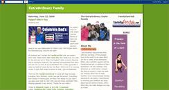 Desktop Screenshot of extraordinaryfamily.blogspot.com