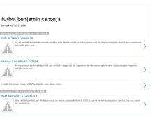 Tablet Screenshot of futbolbemjamincanoja.blogspot.com