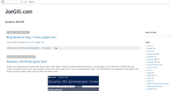 Desktop Screenshot of joegilldotcom.blogspot.com