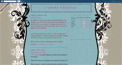 Desktop Screenshot of jadoreweddings-bychantelle.blogspot.com