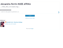 Tablet Screenshot of alexandraperrin-nudeafrika.blogspot.com